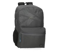 Reebok Stam Mochila para portátil 15,6" Doble Compartimento Adaptable a Carro Gris 31x44x15 cms Poliéster 20,46L by Joumma Bags