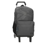 Reebok Stam Mochila para portátil 15,6" Doble Compartimento con Carro Gris 31x44x15 cms Poliéster 20,46L by Joumma Bags