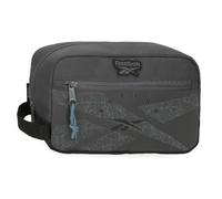 Reebok Stam Neceser Dos Compartimentos Adaptable Gris 25x15x10 cms Poliéster by Joumma Bags