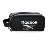 Reebok Stockton Estuche Triple Negro 22x10x9 cm Poliéster by Joumma Bags