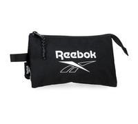 Reebok Stockton Estuche Triple Negro 22x12x5 cm Poliéster by Joumma Bags