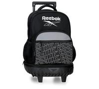 Reebok Stockton Mochila Compact 2 Ruedas Portátil 15,6 Pulgadas Negro 32x43x21 cm Poliéster 28,9L by Joumma Bags