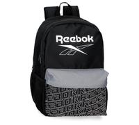 Reebok Stockton Mochila Doble Compartimento Adaptable Portátil 15,6 Pulgadas Negro 31x44x15 cm Poliéster 20,46L by Joumma Bags