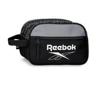 Reebok Stockton Neceser Dos Compartimentos Adaptable Negro 26x16x12 cm Poliéster by Joumma Bags