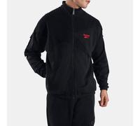 Reebok - Street Sport Vector Fleece Track Jacket, Black, Tamaño: L