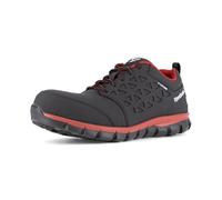 Reebok Sublite Cushion Safety Toe Athletic Work Shoe, Trabajo y Seguridad Hombre, Negro-Rojo, 43 EU