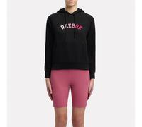 Reebok - Sudadera con Capucha de Forro Polar para Mujer con Logo Degradado, Black, Tamaño: L