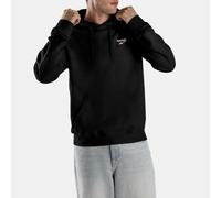 Reebok - Sudadera con capucha para hombre ID Small Logo French Terry, Hombre, Black, Tamaño: XS