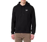 Reebok Sudadera con Capucha para Hombre ID Small Logo French Terry, Negro, XL