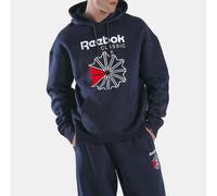 Reebok - Sudadera con capucha relajada para hombre Starcrest, VECTOR NAVY, Tamaño: S