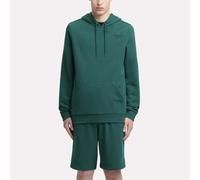 Reebok - Sudadera Reebok Identity con capucha y logo pequeño, Collegiate Green, Tamaño: L