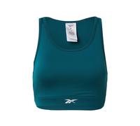 Reebok Sujetador deportivo 'TULIP CORE' verde oscuro / blanco M verde oscuro / blanco