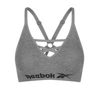 Reebok Mujer Sujetador sin Costuras Gris Pequeño