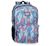 Reebok Tacoma Mochila Escolar Doble Compartimento Adaptable 15,6" Pulgadas Azul 32x44x17 cm Poliéster 24L by Joumma Bags