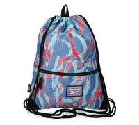 Reebok Tacoma Mochila Saco con Cremallera Azul 35x46x1 cm Poliéster 1,6L by Joumma Bags