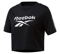 Reebok TE Tape Pack tee Camiseta, Mujer, Negro, XS