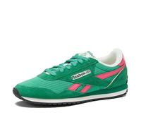 Reebok Tenis clásicos Az Legacy para mujer, zapatos deportivos casuales, Verde mejorado/verde mejorado/rosa pasión, 35 EU