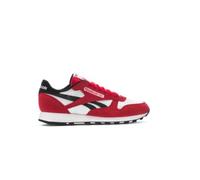 Reebok Tenis clásicos de cuero Zapatillas unisex para adultos, Vector Rojo/Núcleo Negro/Calzado Blanco, 13.5 Women/12 Men