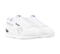 Reebok Tenis Glide Ripple Clip para Mujer, Blanco, Blanco, Plateado, metálico, 37.5 EU