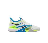 Reebok Tenis Nano Court Unisex para Adultos, Blanco/Lima Digital/Aqua, 11.5 Women/10 Men