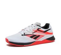 Reebok Tenis Nano X4 para Mujer, Calzado Blanco/Negro/Naranja, 41 EU