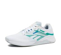 Reebok Tenis Nano X4 para Mujer, Calzado Blanco/Verde desatado/Azul cinético, 39 EU