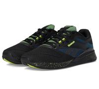Reebok Tenis Nano X4 Unisex para Adultos, Negro/Azul Escape/Lima Digital, 10.5 Women/9 Men