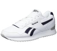 Reebok Tenis Unisex Glide Ripple Clip, FTWR White Pure Grey 2 Vector Navy, 37.5 EU