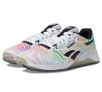 Reebok Tenis Unisex Nano X4 PrideSneaker, Calzado Blanco Negro Hydro Blue, 44 EU