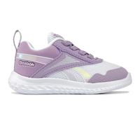 Reebok Tenis Unisex para niños Rush Runner 5 con Encaje elástico, Color Morado y Blanco, Talla 8.5 UK Niño