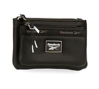Reebok Tina Neceser Dos Compartimentos Negro 17x9x2 cms Piel sintética