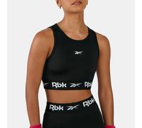 Reebok - Top de sujetador deportivo ID Train Cutout, Black, Tamaño: S