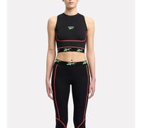 Reebok - Top Deportivo Corto Sport Street, Black, Tamaño: 2XL