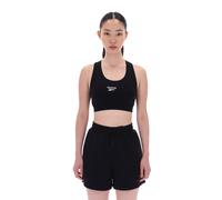 Reebok - Top Deportivo de Algodón con Pequeño Logo ID, Black, Tamaño: XS