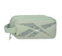 Reebok Trace Estuche Triple Verde 22x10x9 cms Poliéster by Joumma Bags