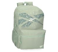 Reebok Trace Mochila para portátil 15,6" doble compartimento Adaptable a carro Verde 31x44x15 cms Poliéster 20,46L by Joumma Bags