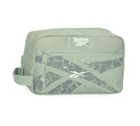 Reebok Trace Neceser Dos Compartimentos Adaptable Verde 25x15x10 cms Poliéster by Joumma Bags