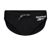 Reebok Traje de baño para Hombre en Negro, Poliamida clásica de Secado rápido Bañador, S