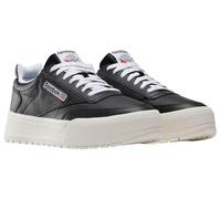 Reebok Unisex's Club C Megacourt Tennis Shoes, Black Chalk White, 35 EU