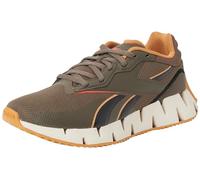 Reebok Unisex's Zig Dynamica 4 Sneaker, Grout F23 Pure Grey 8 Court Brown F23 R, 42.5 EU