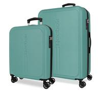 Reebok Valley Juego de Maletas Azul 55/65 cms Rígido ABS 93 L 5,65 kgs Equipaje de Mano