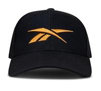 Reebok Gorra Vector | Snapback | Ajustable | Diario | Fitness | Protección solar | Clásica | Gorra de béisbol, Vector - Negro/ámbar eléctrico, talla única