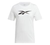 Reebok Vector Graphic tee Camiseta, White, S para Mujer