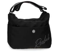 Reebok Violet Bandolera Negro 32x25x11 cms Poliéster by Joumma Bags