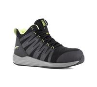 Reebok Volcom Safety Bota VM30244 S3S, Evolve Line, Negra, Puntera en composite
