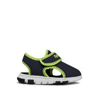 Reebok Wave Glider III, Sandalias Deportivas Bebé-Niños, Vector Navy/Acid Yellow/FTWR White, 25.5 EU