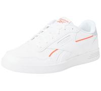 Reebok Women's Court Advance Vegan Sneaker, FTWR White Feel Good Blue F23 R Neon Cherry, 41 EU