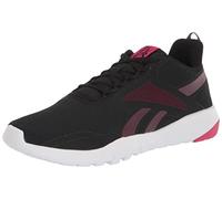 Reebok Women's Flexagon Force 3.0 Cross Trainer, Black/Maroon/Pursuit Pink, 5.5