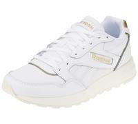 Reebok Women's Gl1000 Sneaker, White Chalk Gold Met, 35.5 EU