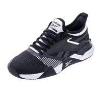 Reebok Women's Nano Court Sneaker, Black White Vector Red, 39 EU